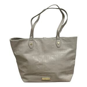 Steve Madden Signature Shoulder Bag Tote Gray